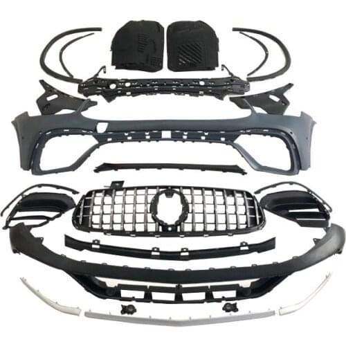 Charm2021 Fit For Benz Mercedes Glc Refitting Mg Front Rear Bumper Glc63s New 2020 Lip Tail Throat