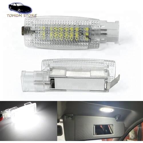 For VW Bora Beetle CC EOS Golf 4 5 6 7 GTI Jetta Passat B5 B6 B7 Polo Phaeton Scirocco Car LED Reading Light Vanity Mirror Lamp