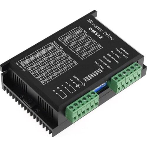 DSP Digital CNC Stepper Motor Driver Subdivision DM542 1.0-4.2A 18-50VDC NEMA 17 and NEMA 23 Motor Driver Microstep Driver