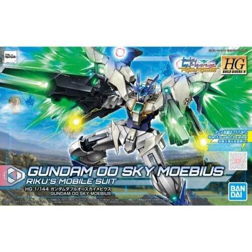 BANDAI GUNDAM HGBD:R 39 1/144 OO SKY MOEBIUS Gundam Model Kids Assembled Robot Anime Action Figure Toys