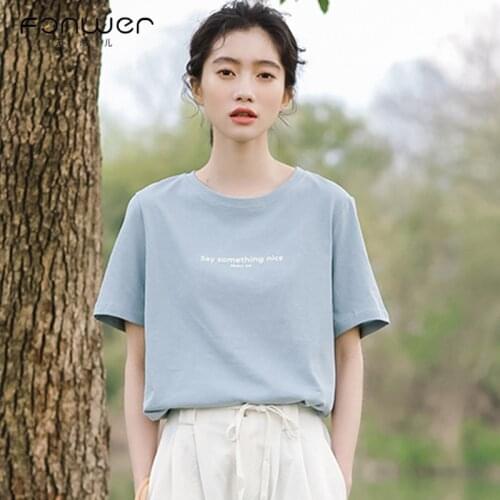 Short-Sleeved T-shirt Womens Design Sense Niche 2021 Spring and Summer New T-shirt Cotton Short Top Clothing Ins Trendy