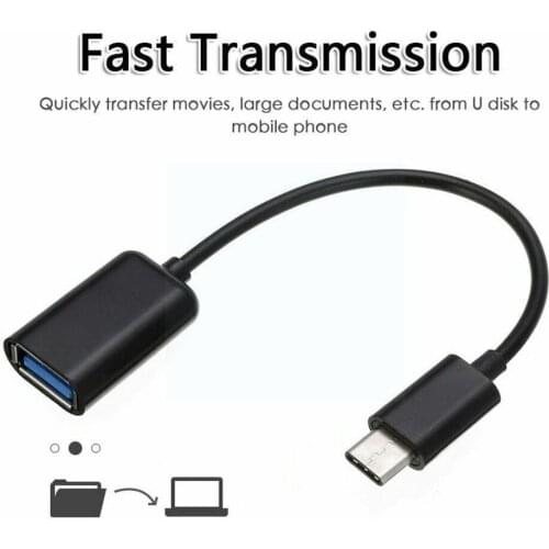 Adapter Cable Type C USB 3.0 OTG Cable USB-C Male to Metal Sync For Xiaomi Samsung USB3.0 Converter 8 OTG Data Female
