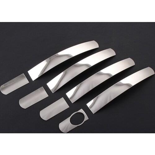 Stainless steel Door Handle Cover trim Molding Cap for Ford Focus kuga