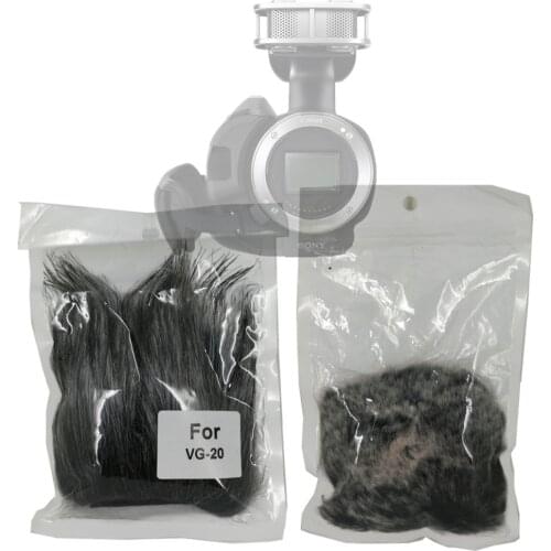 Outdoor Furry Windscreen Windshield Cover Muff for Sony NEX-VG20 VG20EH VG20E VG20H Microphone NEX VG-20 Wind Shield Mic