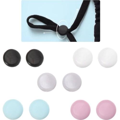 Flat Buckle Spiral Buckle Beads Adjustment Buckle Anti-slip Mask Buckle Elastic