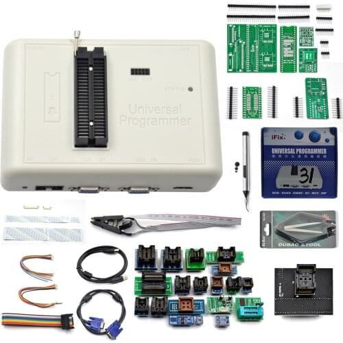 Genuine RT809H EMMC-Nand Extremely Universal Programmer +35 Items+Edid Cable +Sucking Pen Smart Chips Engineering Calculator
