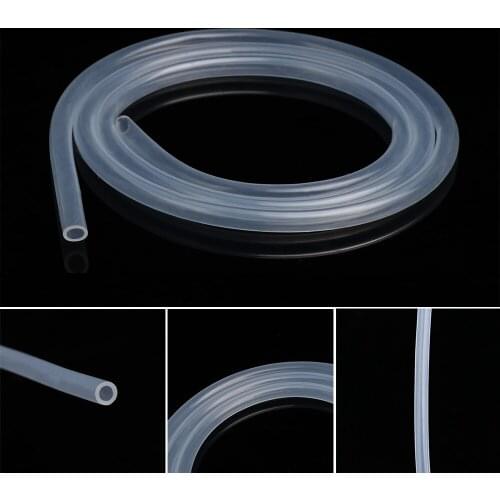 1M Food Grade Clear Transparent Lightness Silicone Rubber Beer Milk Pipe Pipe Soft Safe Plumbing Acccessory Hoses Flexible Tube