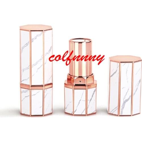 100pcs/lot 12.1mm Empty Lipstick Tube Homemade DIY Lip Balm Gloss Tubes Refillable Bottles Lip Rouge Compact Containers Lipstick