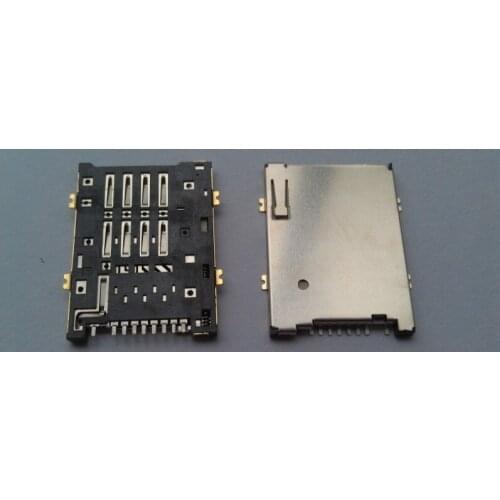 Sim card connector 8 1 china-made mobile phone deck mobile phone sim card slot push