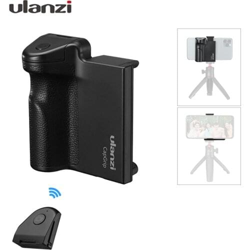 Ulanzi CapGrip 3 in 1 Phone Selfie Booster Handle Grip Anti-shake Remote Control PU Grip for Mobile Photography for Smartphones