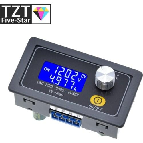 SK80 DC DC Buck Boost Converter CC CV 0.6-36V 5A Power Module Adjustable Regulated laboratory power supply variable 5V 12V 24V