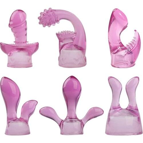 G-Spot Stimulate AV Rod Vibrator Accessories 4cm Magic Wand Attachment Clitoris Stimulation AV Massager Cap Sex Products