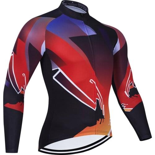 Top Long Cycling Jersey Bike Clothes Ropa Ciclismo Men Summer Quick-dry Bicycling Maillot Culotte Wear Mountain bike long Jersey