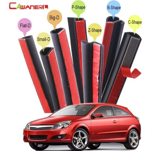 Cawanerl Rubber Car Seal Sealing Strip Kit Sound Insulation Seal Edging Trim Weatherstrip For Saturn L-Series Ion Aura Astra