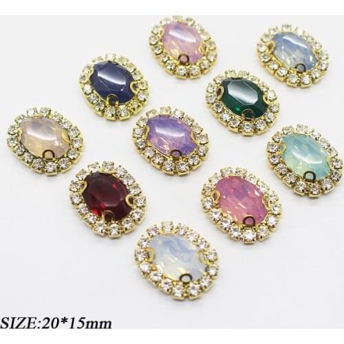 High-quality Sale 10 pcs hand-sewn clothing rhinestone crystal button bride jewelry accessorie bag shoes beautiful decoration