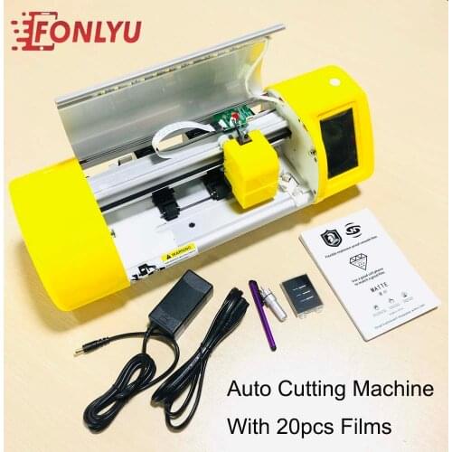 Fonlyu Screen Protector Film Cutting Machine For Airpods Mobile Phone Watch Front Glass Back Cover Refox Screen Protective Film