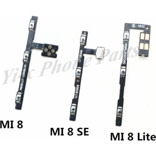 1x Power on off & Volume up down Flex Cable For Xiaomi 8 SE Lite Mi 8 SE Mi8 SE Lite