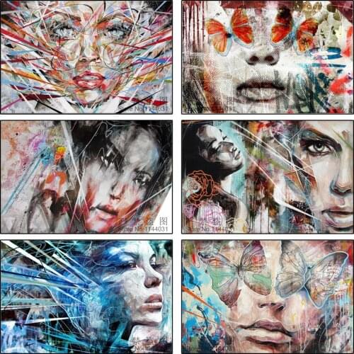 5D Diamond Painting Cross Stitch Diy Diamond Embroidery Painted Portraits Full Square Drill Diamond Mosaic Pasted Needlework