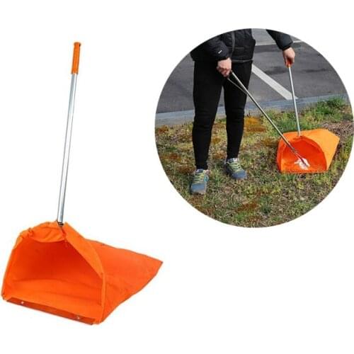 60pcs Foldable Aluminum Pole Garbage Pick Up Long Reach Helping Portable Cleaning Dustpan Can Home Gardon Cleaner Tools ZA0874
