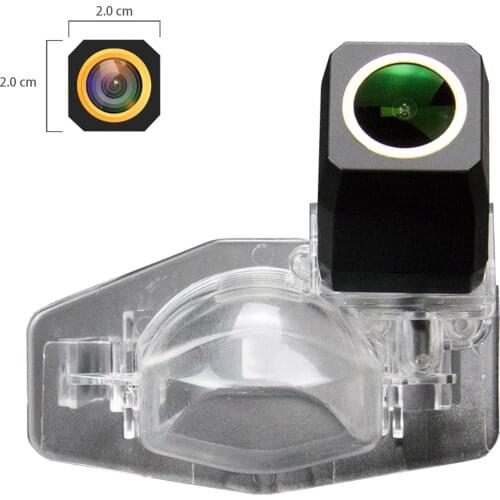 Misayaee Golden HD Car Rear View Reverse Camera Plate Light for Honda Odyssey Accord Crosstour CR-V CRV Fit jazz HRV CRZ CRX 08