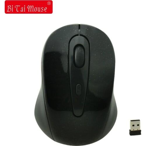 Bts-3000 2.4Ghz Wireless Mouse Mini 1200DPI Optical Mice 6 Buttons 10 Meters Works USB Receive For Notebook PC Laptop