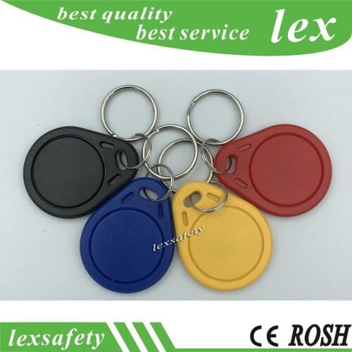 100pcs RFID UID key Fob 13.56MHz 0 Sector Writable IC Card M1 1K Rewrite Copy Changeable Smart IC Keyfob
