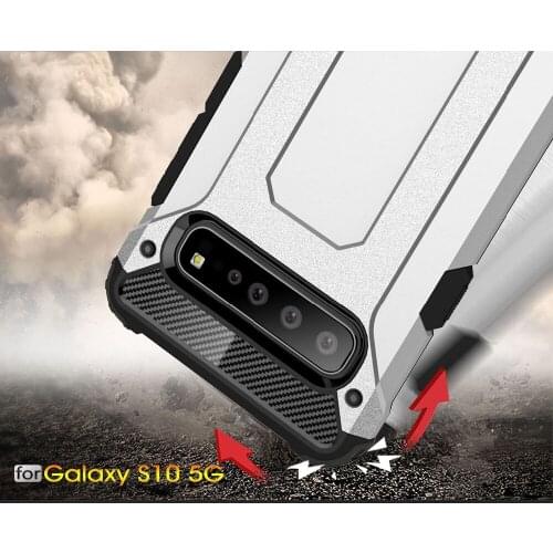 For Samsung Galaxy S10 Cases Heavy Duty Drop-Proof Dual Layer Back Case For Samsung Galaxy S10e S10+ S10 Plus 5G