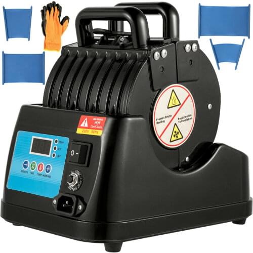 Black Mug Press Multifunctional Mug Heat Press 600W 85mm Heat Press Bottle Mug Cup Heat Press Machine P6100-02