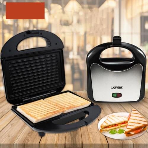 Breakfast Electric Eggs Sandwich Maker 750W 220V Electric Sandwich Maker Mini Grill Toaster Kitchen Breakfast Bread Machine