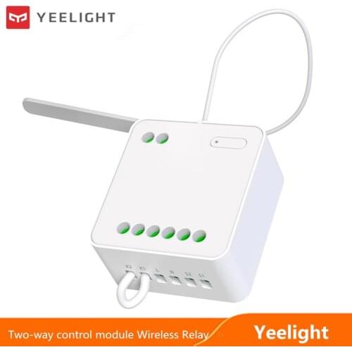 Yeelight Two-way control module dual control Wireless Relay Controller 2 channels smart switch Work For xiaomi Mijia APP mihome