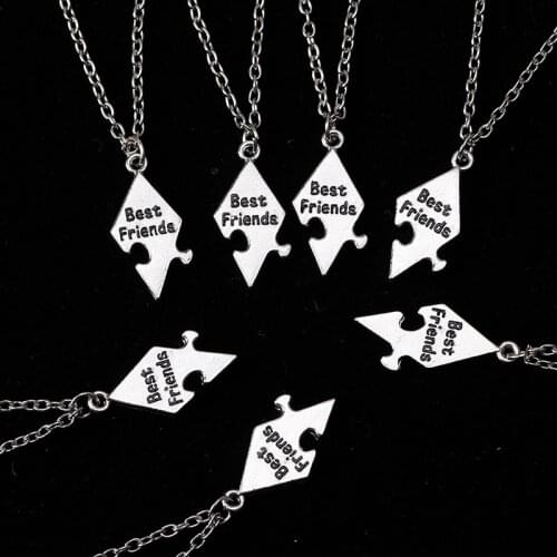 Hot Sale 7-piece Men And Women Necklace To Send My Best Roommate Friend Friendship Jewelry Necklace Graduation Ceremony Gift