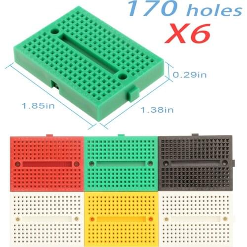 Solderless Breadboard 170/400/830 Tie Point Prototype Breadboard power supply for Arduino with 80 pcs Dupont wire