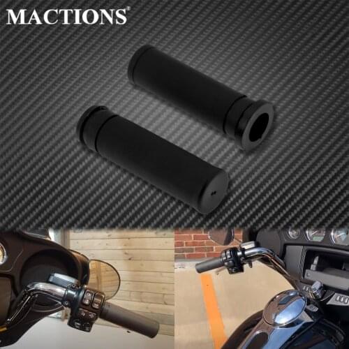 Motorcycle 1" Handle Grips 25mm Electronic Throttle Hand Grips For Harley Softail Dyna Touring Electra Glide Breakout Road King