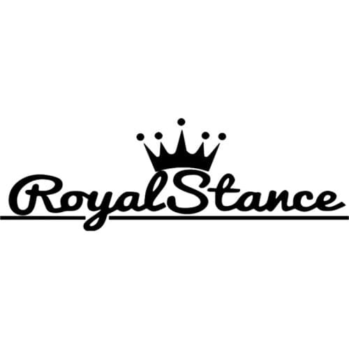 Dawasaru Royal Stance Funny Car Sticker Waterproof Personality Decal Truck Motorcycle Auto Decoration Accessories PVC,30cm*10cm