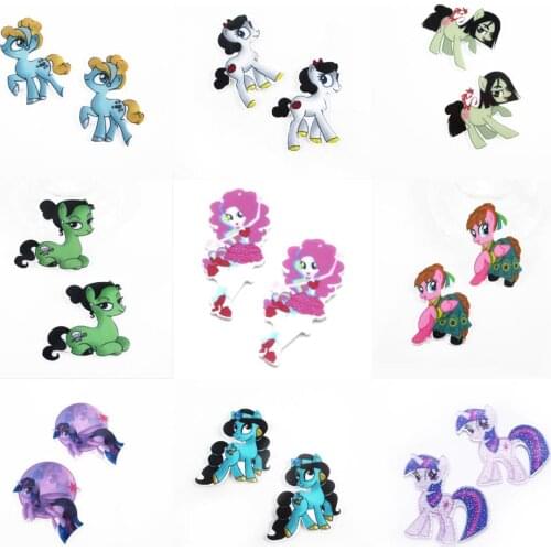 New My Little House Resin flatback Custom Cartoon Pattern Planar Resins Printed DIY Decoration Crafts Accessories,5Yc17687