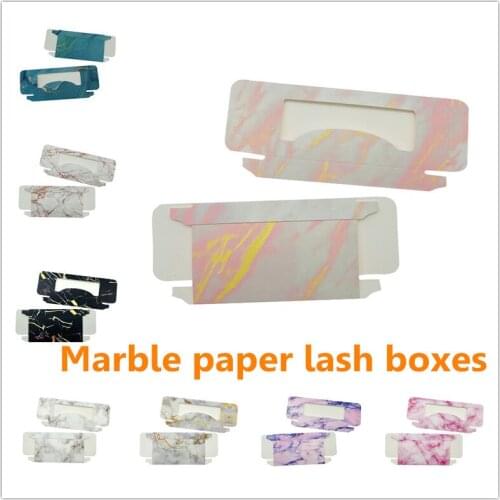 Wholesale paper eyelash packaging box lash boxes packaging custom own logo for 10mm-25mm mink eyelashes case bulk