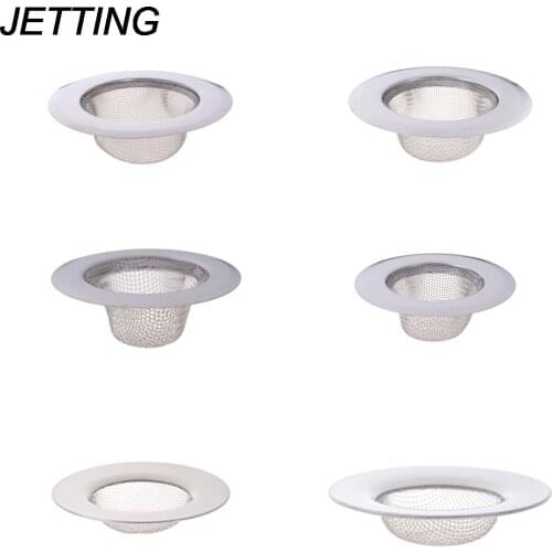 JETTING Round Stainless Steel Filter Floor Drain Kitchen Sink Filter Sewer Drain Hair Colanders & Strainers Filter Bathroom Sink