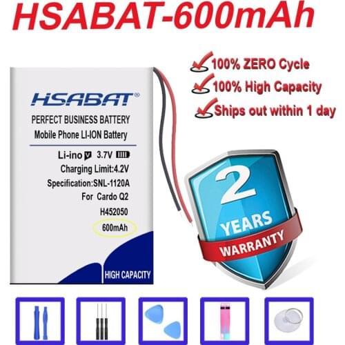 Top Brand 100% New 09D29, H452050 Battery for Cardo Q2, Q2 pro, For Scala Rider Scala Rider Multiset Q2, Scala Rider Q2 in stock