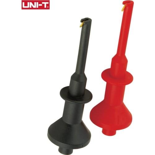 UNI-T Multimeter Accessories Test Line Hook Type Test Clamp Oscilloscope Parts M4 Threaded Interface 62mm Probe Alligator Clip