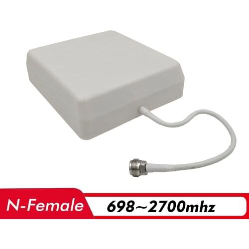 700~2700MHz 8dBi Gain Indoor Panel Antenna N-Female 0.3m Internal Antenna for 2G 3G 4G Signal Booster Cell Phone Signal Repeater