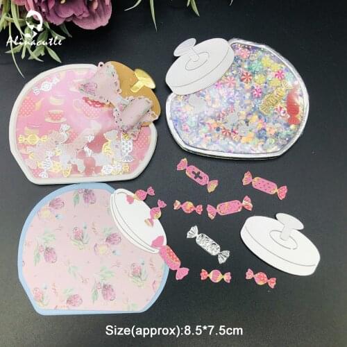Die Cut Metal Cutting Dies Sweet Candy Jar Scrapbooking Paper Craft Handmade Card Album Punch Art Cutter Alinacraft