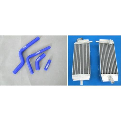 L&R New Aluminum Radiator & Hose For KAWASAKI KX250F KXF250 KX 250 F 2004-2005 2004 2005