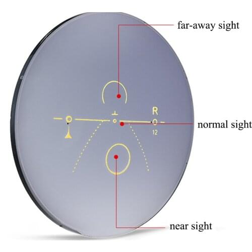 1.56 1.61 1.67 Index Aspheric Progressive Optical Prescription Eyeglasses Lens Presbyopia Lenses For Eye Glasses
