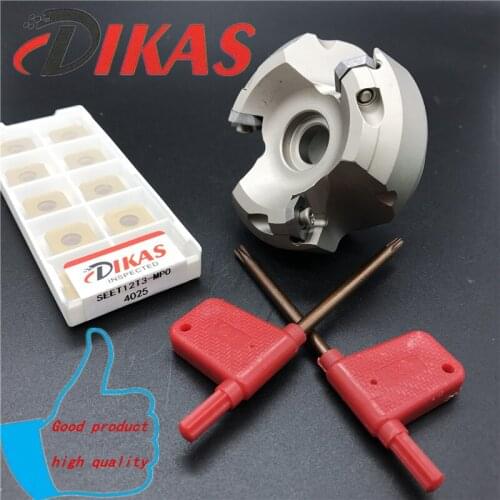 1PCS Milling cutter holder ASX445-50D22d40L3T and 10pcs SEET12T3-MPO 4025 Carbide Milling Cutter Milling Tools (Set)