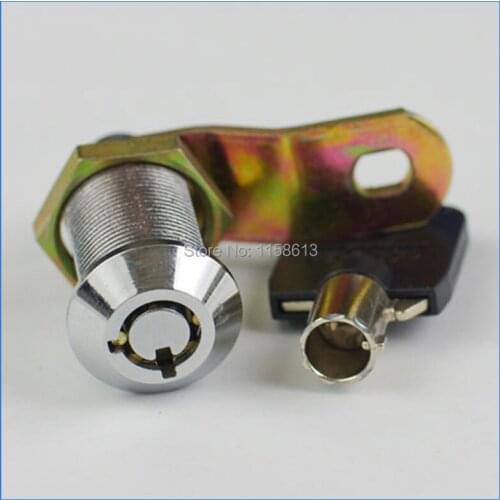 10 pieces 27mm remove key in 2 positions keyed alike cylinder toolbox locker cam lock