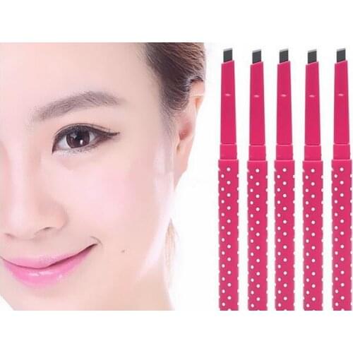 10pcs 5 Colors Women Lady Triangle Waterproof Eyebrow Pencil Eye Brow Pen Make-Up Tools