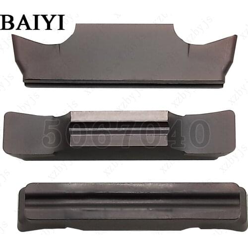10PCS MGGN200/300/400/500 G M 1125 carbide inserts Sharp groove wide cutting blade For steel parts stainless steel cast iron