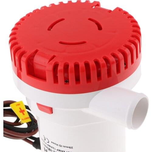 12V 2000GPH Bilge Pump Auto Boat Submersible Pump Marine Float Switch