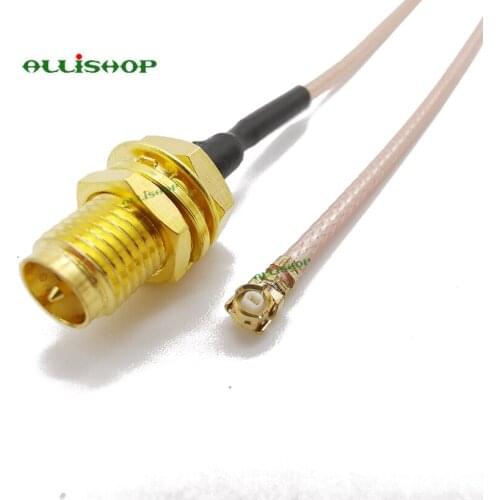 15CM coaxial cable RG178 for wifi antenna rp-sma jack to ipx/ufl jumper cable female sma connector to 50-1 cable