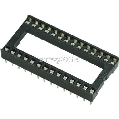 20PCS 28 pins wide DIP IC Sockets Adaptor Solder Type Socket